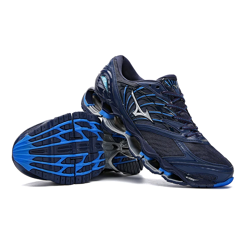 

New arrival Mizuno Wave Prophecy 8 Professional Breathable Cushioning Sport Blue Basketball Shoes Runnning Shoes Men Sneakers