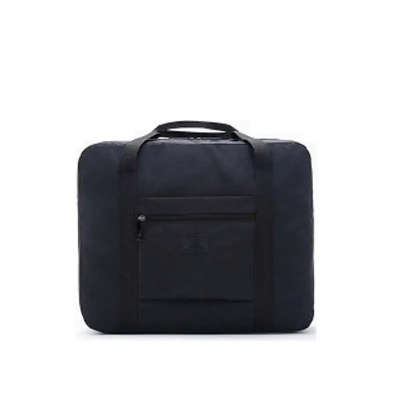 Новая складная дорожная сумка для хранения багажа ручной Органайзер сумка через плечо - Цвет: Черный