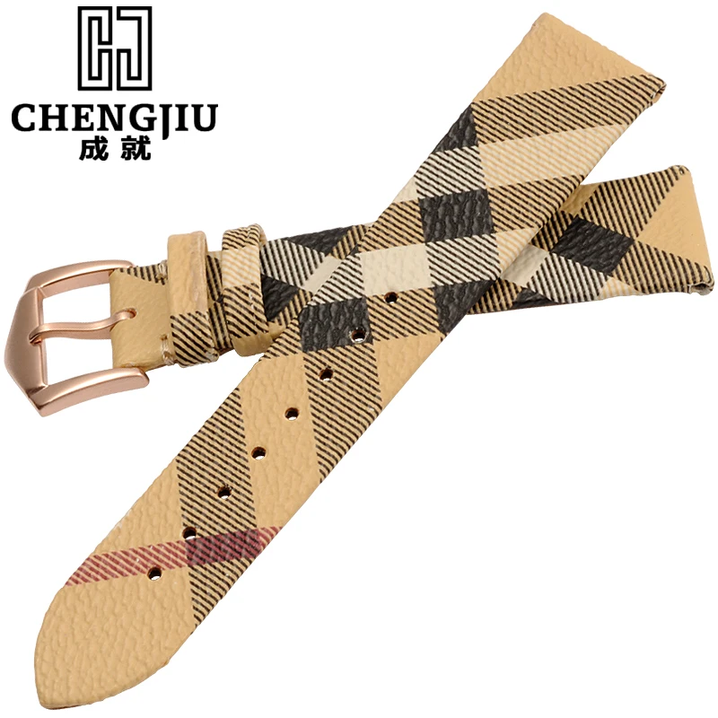Classic Lattice Watchbands For BURBERRY BU1938 Genuine Leather Watch Strap  Women Vintage Bracelet Belt Straps For Ladies Watch|bracelet  watchbands|genuine leather watchbandleather watchband - AliExpress