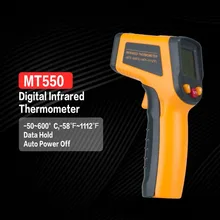 MESTEK MT550 ручной Бесконтактный цифровой инфракрасный термометр пистолет ИК температурный тестер Промышленный пирометр-50~ 600 градусов C