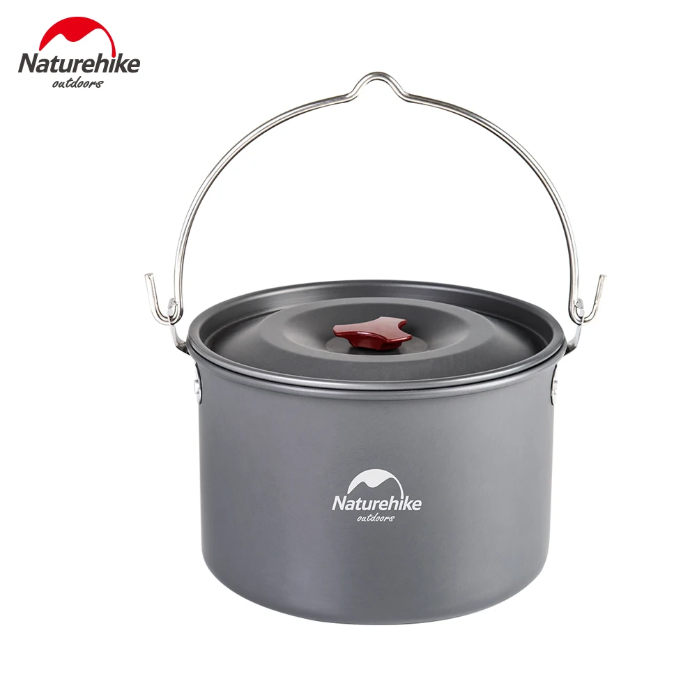 

Naturehike 4-6 Person 4L Hanging Cookware High Capacity Pot Outdoor Camping Picnic Campfire Pot NH17D021-G