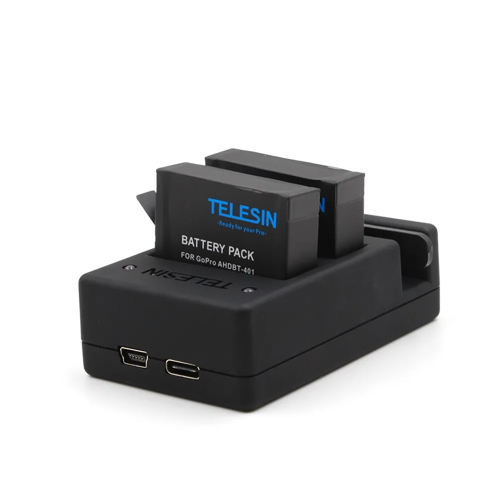TELESIN Универсальный 3 канальный USB слота зарядное устройство WiFi Пульт