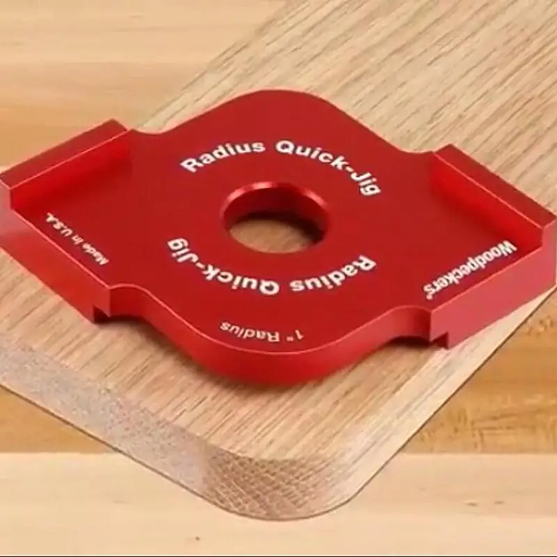 

2pcs Wood Panel Quick Radius Corner Table Bits Router Jig Angle Templates Woodworking Aids Tool