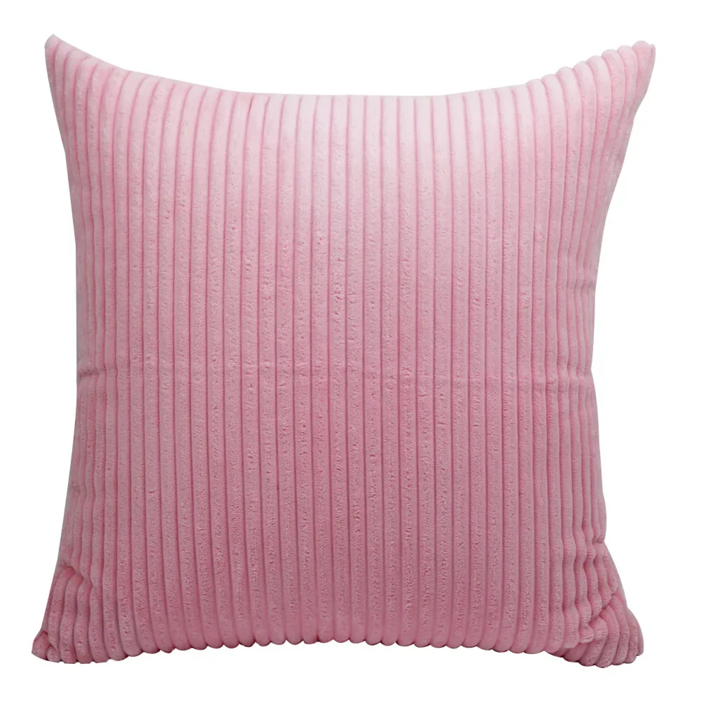 

45cmx45cm Corduroy Pure Colors Decor Cushion Cover for Sofa Car Hot Sale
