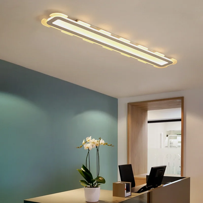 New Rectangle Dimmable led Ceiling Lights LED Lamp Modern ...
