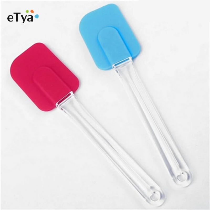 

1Pcs New Popular Silicone Cake Cream Butter Spatula Scraper Stir Cake Utensil Spatula Brush Mixing Knife Cooking Pastry Tools