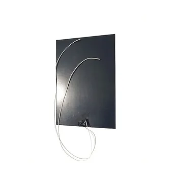 

110v 600w 12in*18in (304.8*457.2*1.5mm) black silicone heater for machine adhesive 1 side 100k thermistor 1000mm lead wire