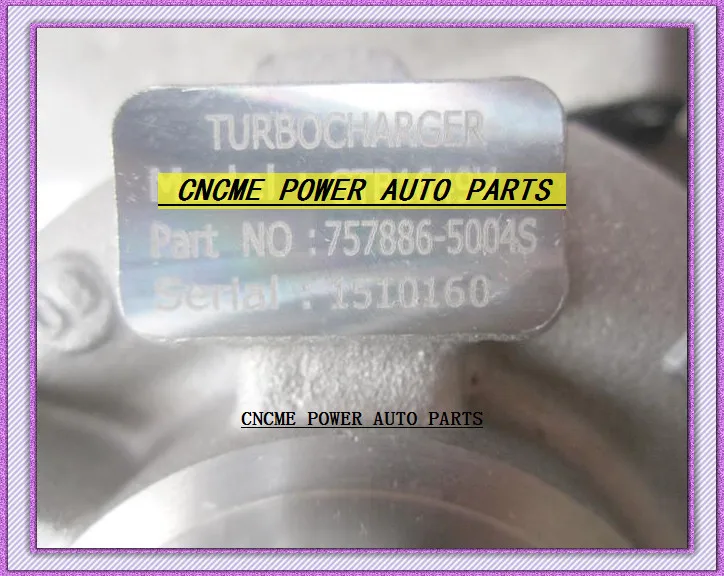 TURBO GTB1649V 757886-5004S 757886 28231-27450 Turbocharger For KIA Magentis For HYUNDAI Sonata OPTIMA 2.0L CRDi 05- D4EA 140HP (2)