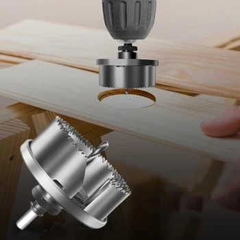 

7PCS\set Drill Bit Set Hole Saw Tooth Cutter Metal Drilling Hand Woodwork Cutting Carpentry Tools