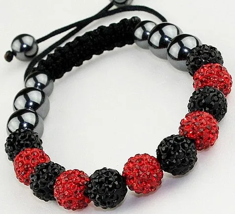 

Factory Best 10mm Crystal CZ Disco Beads Bracelet .l8 Wholesale Free Shipping Crystal Rhinestone Jewelry Hotsale