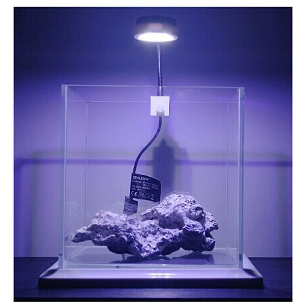 Светодиодный мини-светильник для аквариума, яркий энергосберегающий светильник для аквариума FP8 - Цвет: 2 White LED 1 Blue b