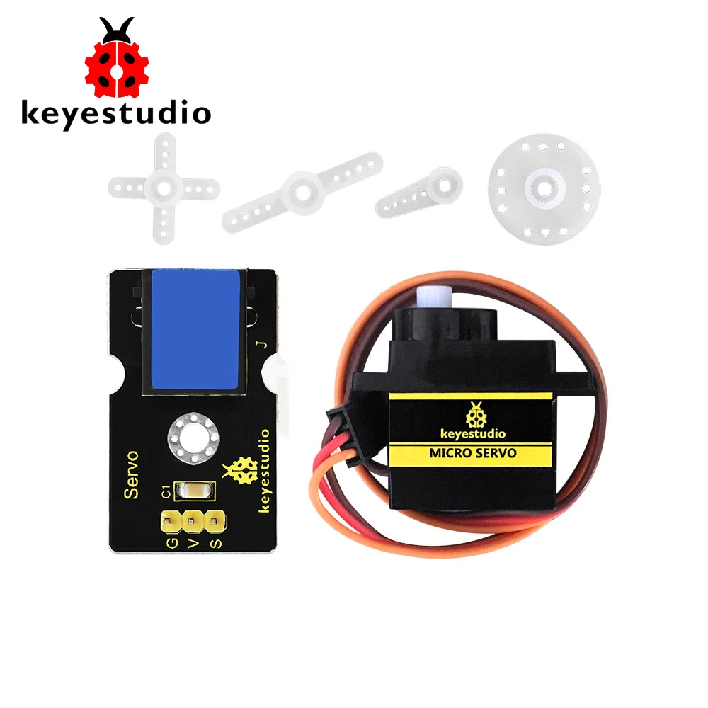 

Keyestudio EASY plug( Servo Module +Micro Servo )For Arduino Robot