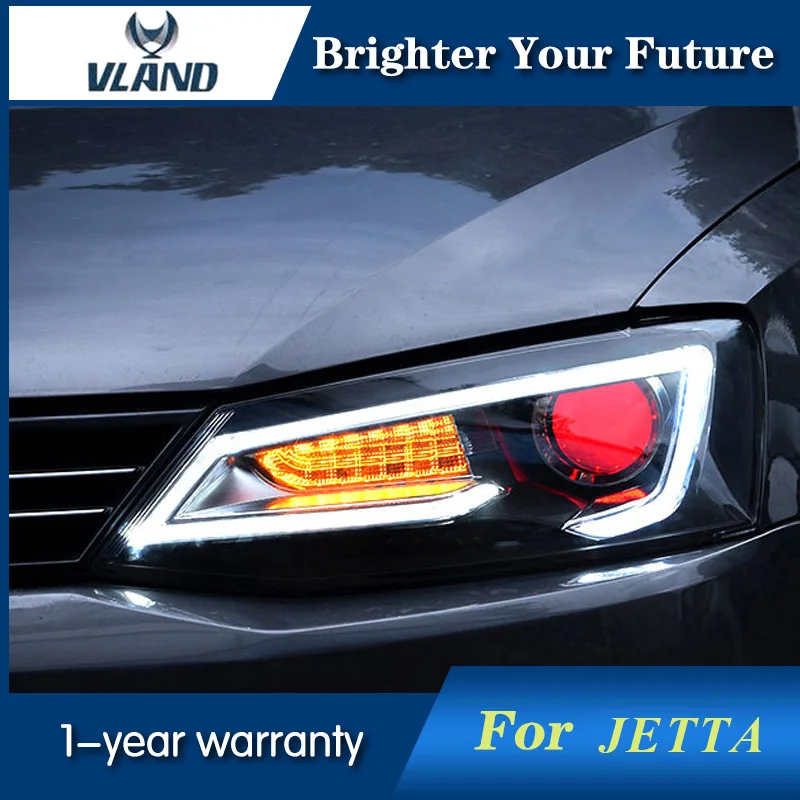 Светодиодные Дьявол Ээй проектор ксеноновых HID фары для Фольксваген sagitar Jetta МК6 2012~2017 головная Лампа с красной линзой двигается Светодиодные Дьявол Ээй проектор ксеноновых HID фары для Фольксваген sagitar Jetta МК6 2012~2017 головная Лампа с красной линзой двигается
