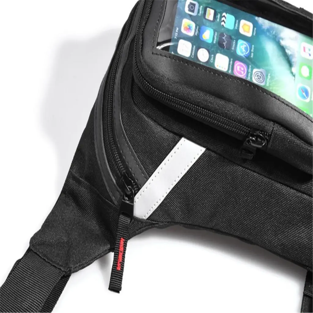 Motorcycle Bike Racing Leg Bag Thigh Bag Pocket With Touch Screen Phone Bag Adjustable Long Shoulder Strap