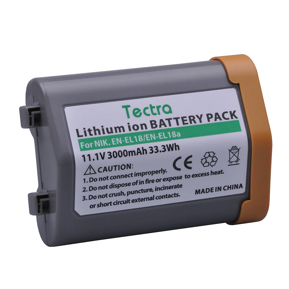 Bateria para Câmera En-el18a Nikon d5 d4 D4s Mh26a Mh-26a Mh-26 en El18a Enel18 El18 Enel18a Bateria Pcs 3000 Mah En-el18 2 - Image 2