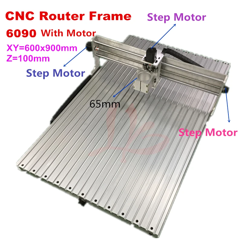 CNC рамка 6090 гравер фрезерный станок DIY 6090 с шаговым мотором шариковый винт для ЧПУ 9060 деревообрабатывающая зона 600X900X100 мм