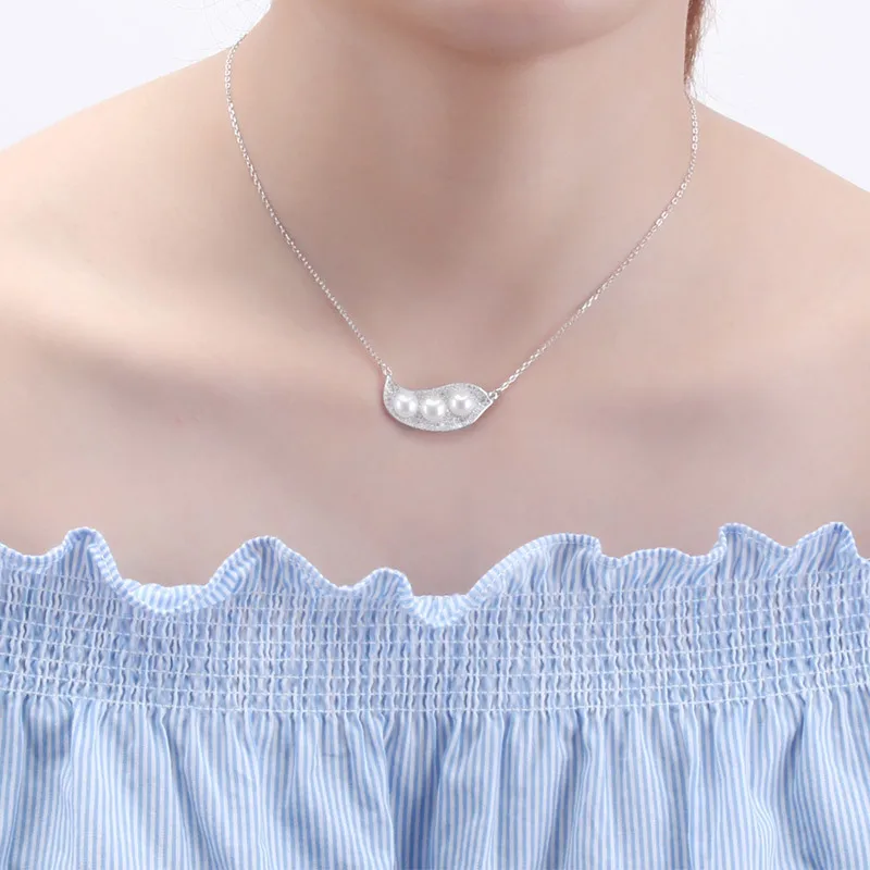 Dainashi Этническая Bean/лодка формы 925 серебро 100% оригинал настоящая жемчужина