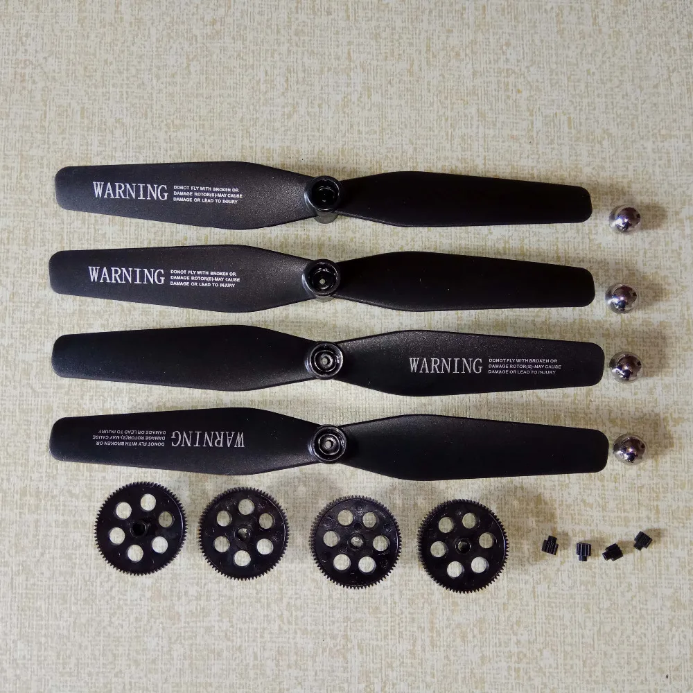 

4PCS VISUO XS816 XS809 XS809W XS809HW Foldable Drone RC Quadcopter Spare Parts Blade motor Gear blade Cover main gear