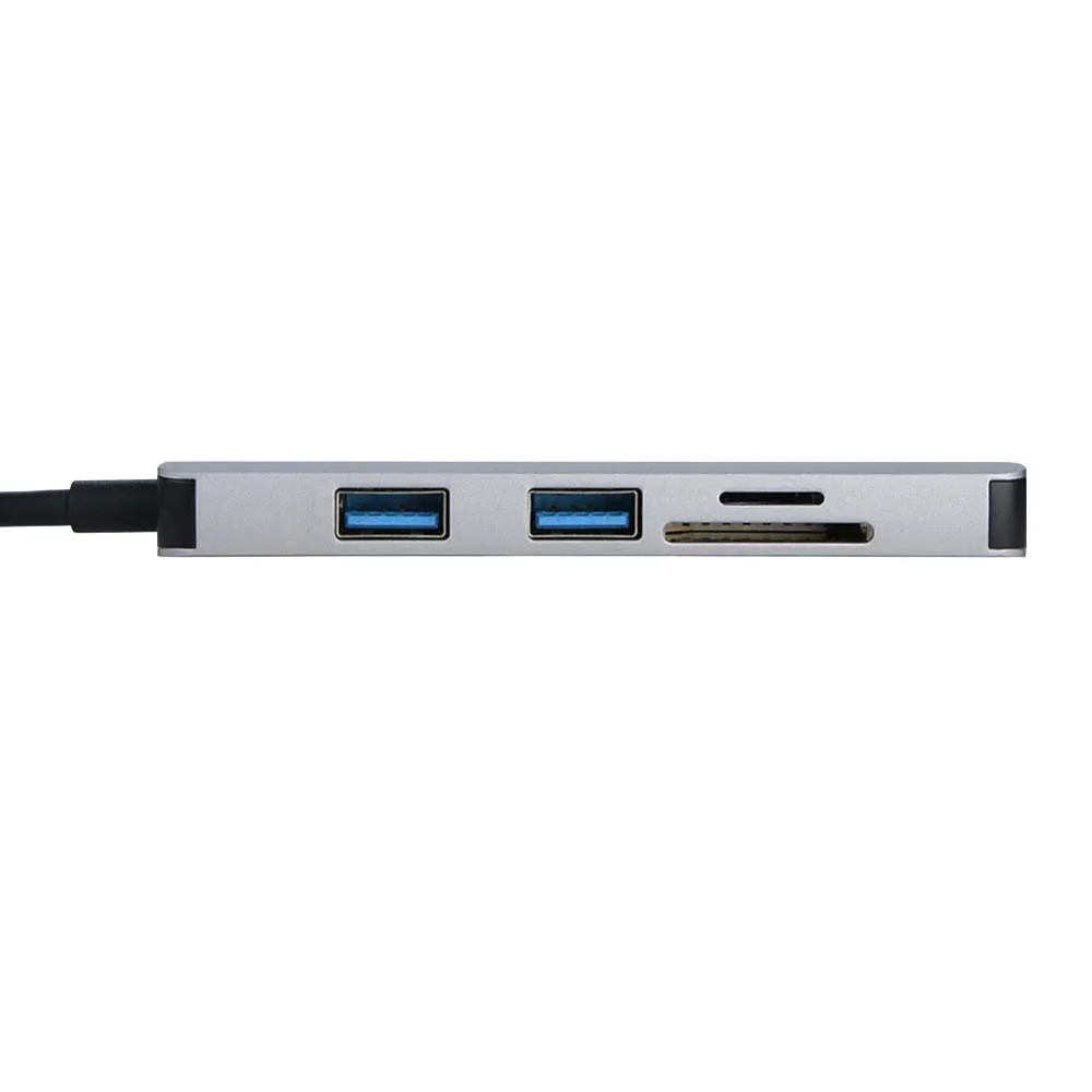 USB 3,0 5в1 адаптер 3xUsb3. 0 SD TF концентратор-Картридер для ПК ноутбук Windows XP Vista 7 8 10 Mac OS 9.X 10.X расширение