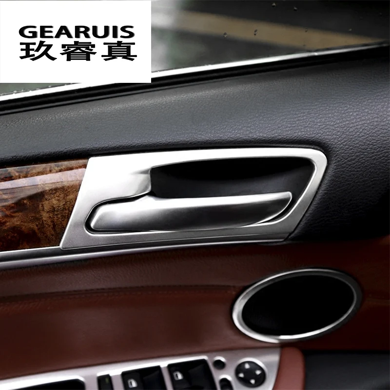 

stainless steel Car styling Interior Door Handle Cover Trim Door Bowl Stickers decoration for BMW X5 X6 F15 F16 E70 E71