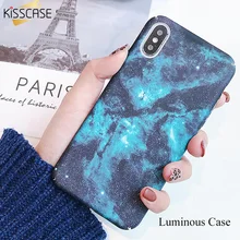 Светящийся чехол KISSCASE Starshine для Xiaomi Redmi Note 7 4X5 PC, наклейка для воды, чехол для телефона Xiaomi F1 8 6X A2, задняя крышка светящийся чехол для редми ноте7