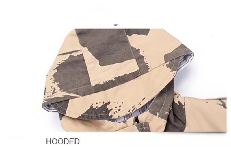COOTELILI Hooded Kids Boys Jacket Windproof Outerwear & Coats Camouflage Baby Boys Coat Fashion Spring Children Clothing  (5)
