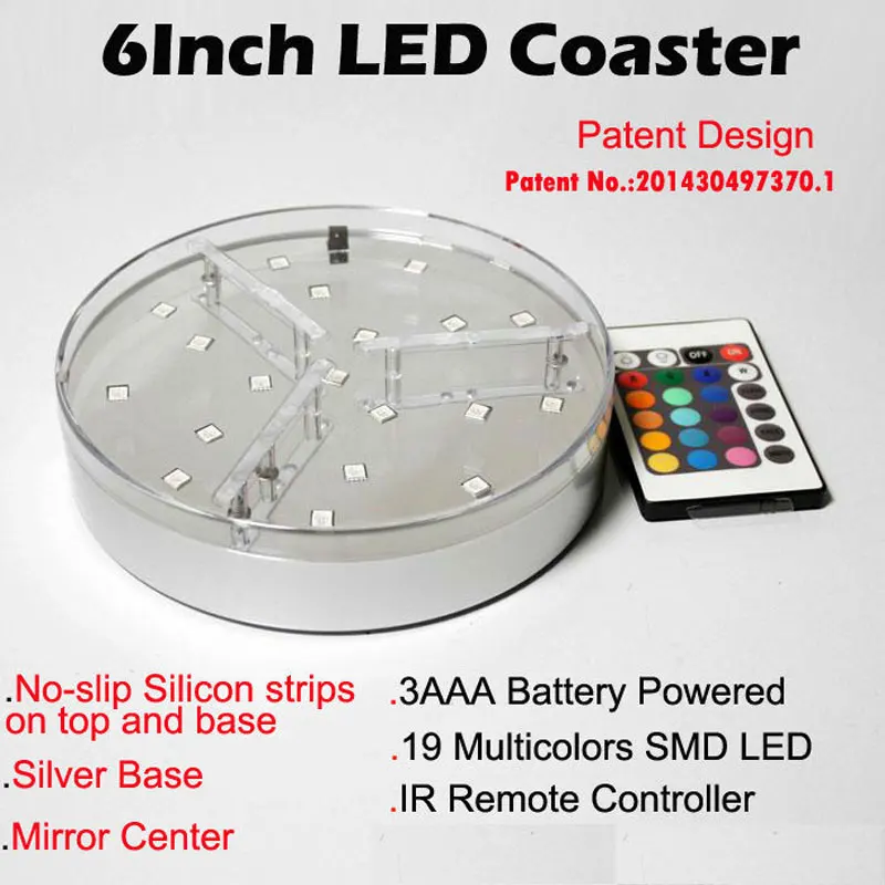 6inch led light base