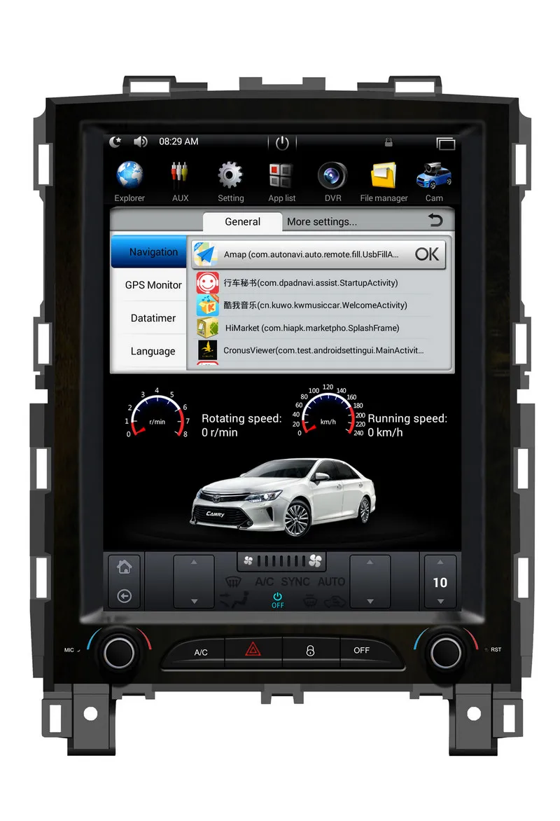 Best 10.4" Vertical Screen Tesla Style Android 7.1 Car GPS Navigation for Renault Koleos 2017 Megane 2017 with Radio BT Stereo Player 4