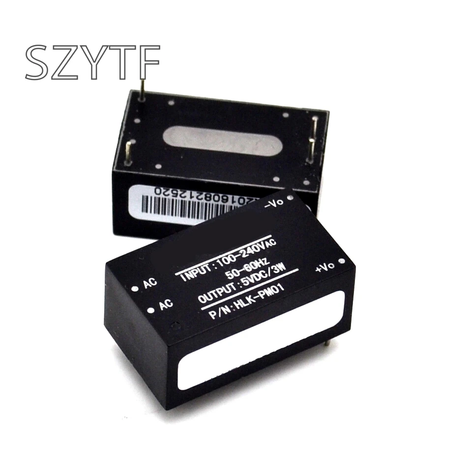 

5pcs/lot HLK-PM01 AC-DC 220V to 5V mini power supply module,intelligent household switch power supply module