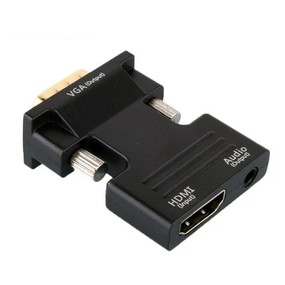 

VGA Male to HDMI Female Converter with Audio Adapter Support 1080P Signal Output for Multimedia