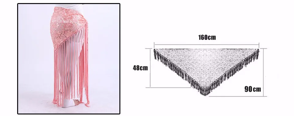 Женский сексуальный костюм для танца живота, этнический шарф с кисточками на бедрах, цветочный женский пояс для танца живота, юбка с бахромой, 6 цветов