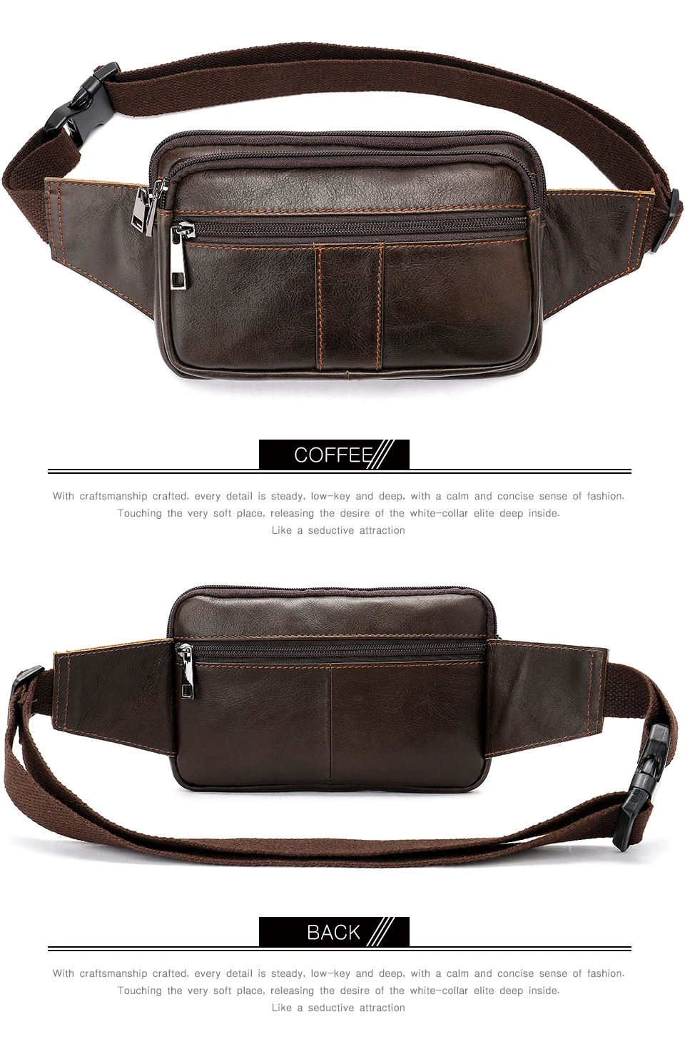 5 male fanny pack men's waist bag belt men leather genuine man belt pouch money belt bum hip bag for men waist pack bags