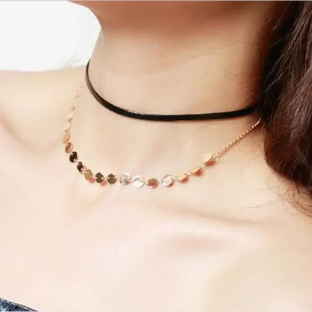 

velvet choker 2017 copper pendant necklace women gothic chokers fashion jewelry bijoux femme collar mujer