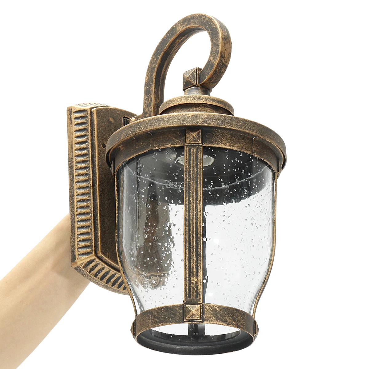 Black/Bronze Loft Retro Wall Lamp Antique Glass Industrial Wall Light Fixture E27 Bulb for Restaurant Aisle Corridor Patio Black/Bronze Loft Retro Wall Lamp Antique Glass Industrial Wall Light Fixture E27 Bulb for Restaurant Aisle Corridor Patio