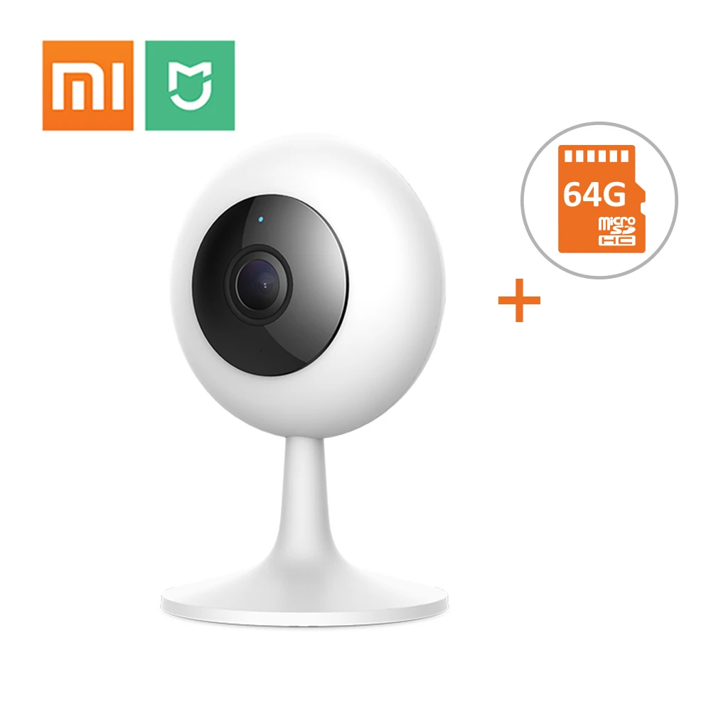 

Xiaomi Mini IP WiFi Camera Wi-fi Two-Way Audio H.265 64G TF Card 720P CCTV Surveillance Camara Baby Monitor Nanny Mi Cameras