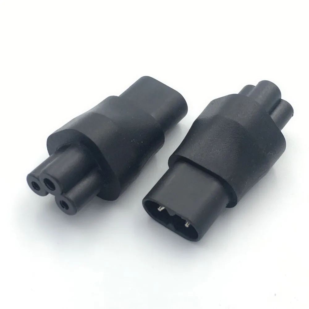 Новинка 1 шт. адаптер питания IEC 3Pin мама к 2Pin папа 320 C5 C8 C7 в 2 контактный Женский