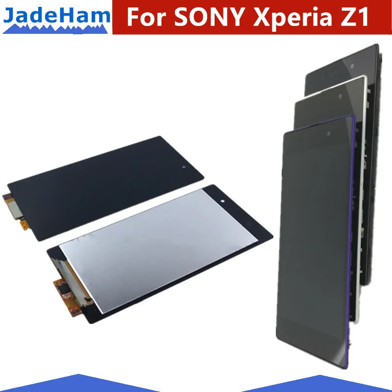 

Original 5.0'' LCD For SONY Xperia Z1 Display Touch Screen with Frame For SONY Xperia Z1 Display L39 L39H C6902 C6903 Z1 LCD ##