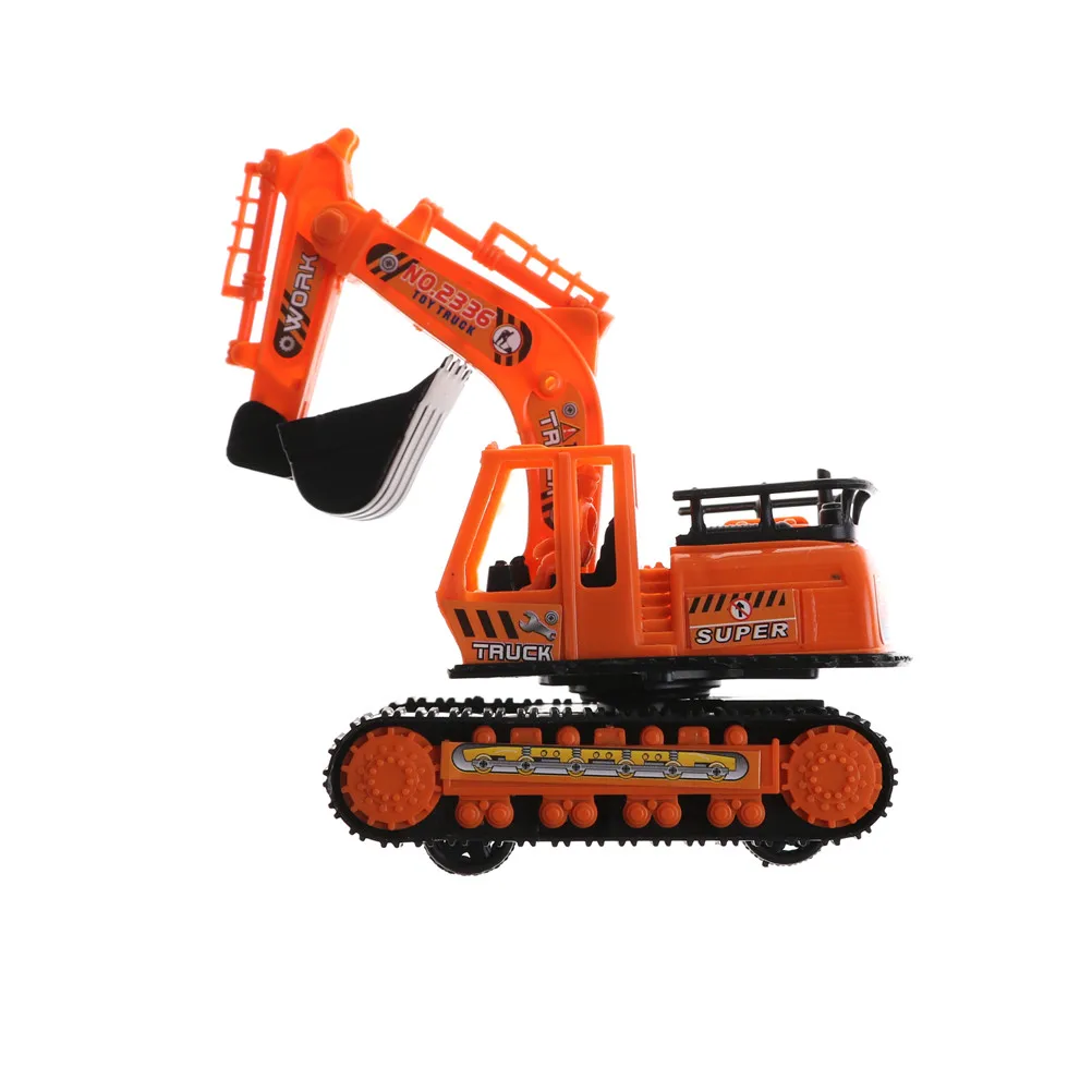 High Simulation Big Size Plastic Orange Engineering Digging Machine