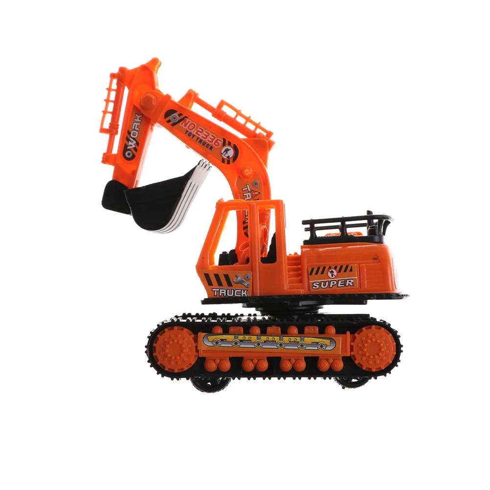 orange excavator toy