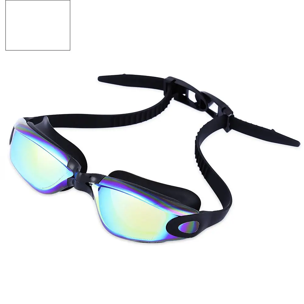 

Swimming Eyeglasses Adult Professional Goggles Anti Fog Water Resistant Silicone with Box