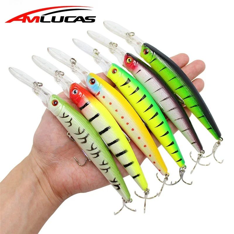 Amlucas طعوم صيد سمك البلمة 14.5 سنتيمتر 15.6g Crankbait الاصطناعي الطعم الثابت يطير الصيد معالجة سمكة بلاستيكية المتذبذب WW197 Amlucas طعوم صيد سمك البلمة 14.5 سنتيمتر 15.6g Crankbait الاصطناعي الطعم الثابت يطير الصيد معالجة سمكة بلاستيكية المتذبذب WW197