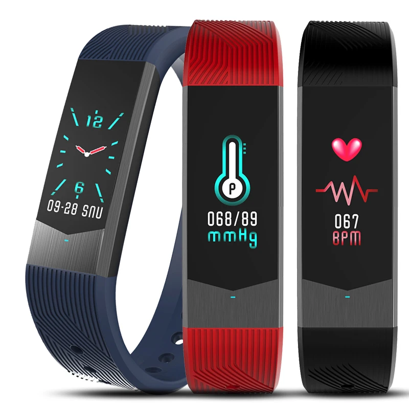 

Smart Watch Men Women Bracelet Wristband Band Sport Heart Rate Monitor IP67 Waterproof Bluetooth Smartband For iphone Android