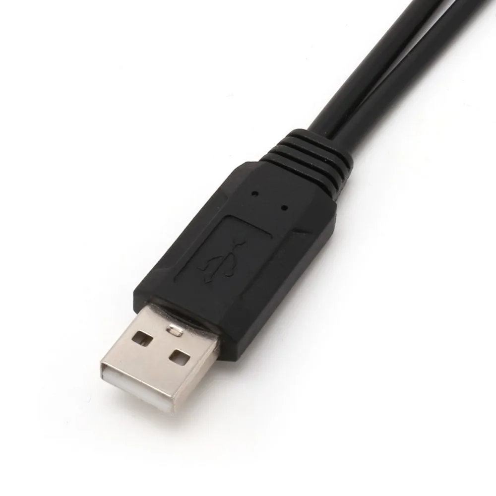 Новейший 1 шт. Портативный USB Мужской Универсальный Micro USB Двойной Мужской Y адаптер сплиттер кабель# L060# горячий