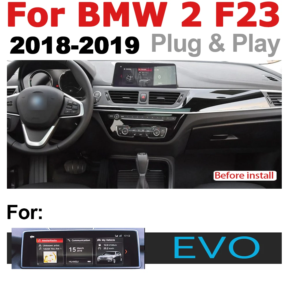 Flash Deal Car Audio Android 7.0 up GPS Navigation For BMW 2 Series F23 2018~2019 EVO Convertible WiFi 3G 4G Multimedia player Bluetooth 3