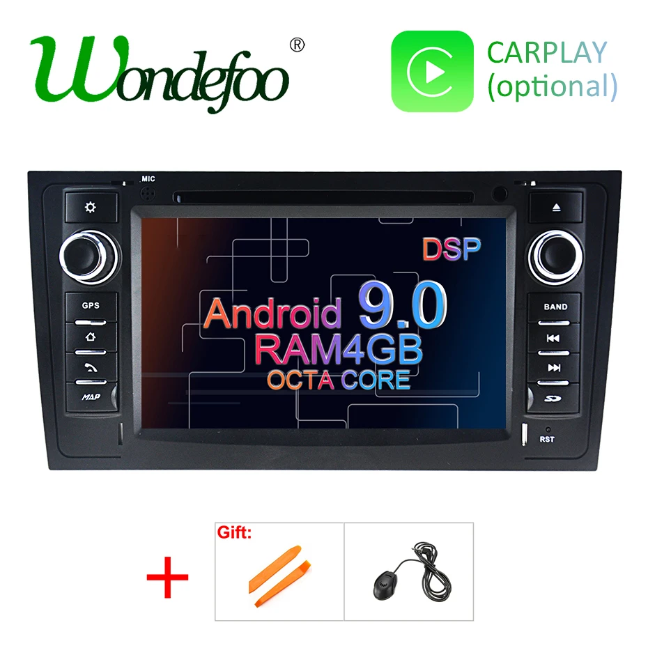 

DSP Android 9.0 2 DIN Auto DVD Player for AUDI A6 4B C5 1997-2005 Allroad 2000-2006 Ibiza GPS Radio Navigation Stereo Screen PC