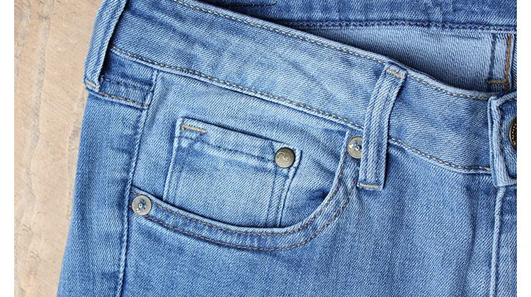 Женские джинсы с низкой талией, весенне-летние обтягивающие джинсы-карандаш, супер эластичные джинсы длиной до щиколотки, модные синие джинсы с эффектом потертости