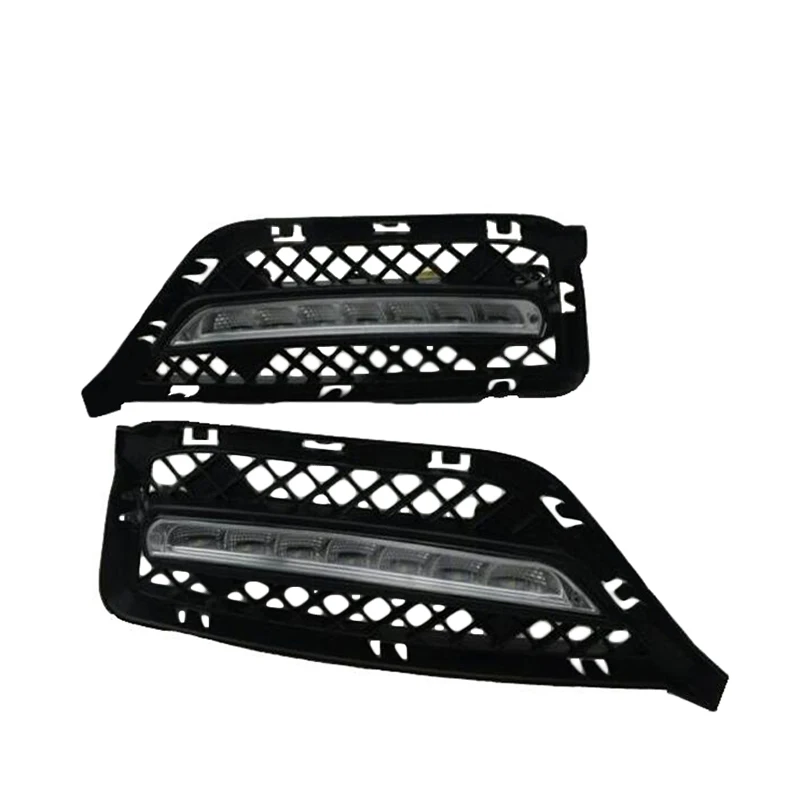 

Automobile Accessories 2 Pieces LED Daytime Running Light For BMWs X1 2012 2013 2014 2015 DRL Driving Bumper Fog Lamp Cover