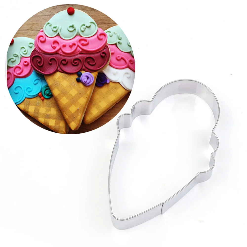 Кекс «сделай сам» в форме мороженого Украшение Тортов мастикой формы Торт Формочки для печенья, бисквита выпечки кондитерских абстракция Графика Cookie