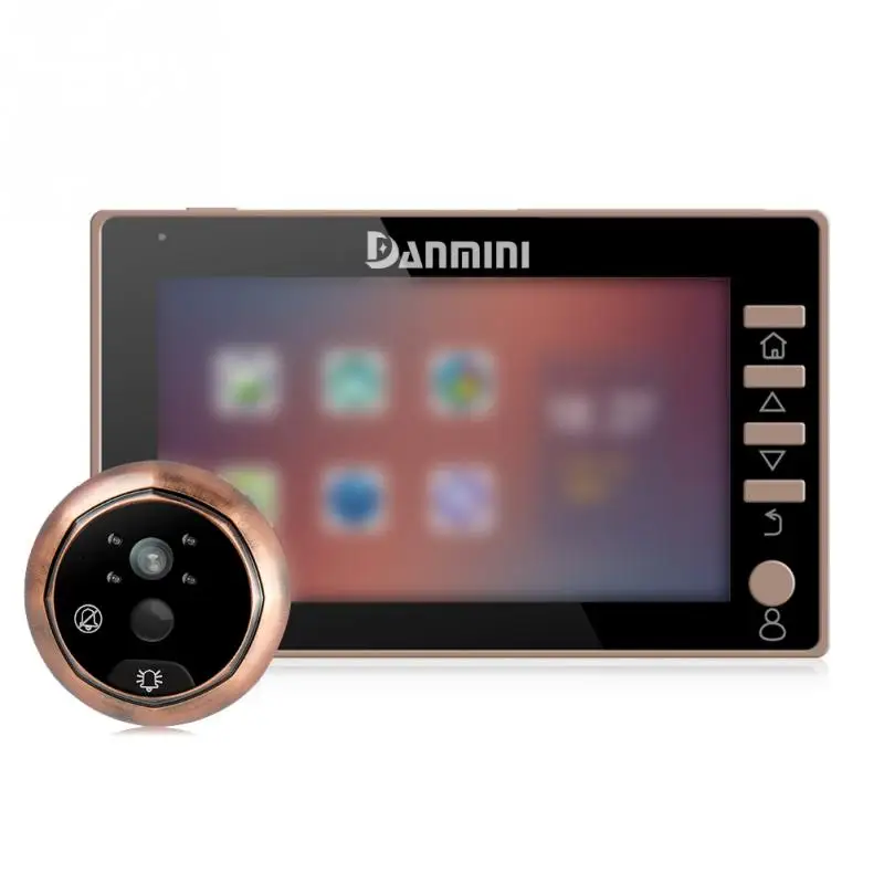 

Peephole Door Camera 4.5 Inch Color Screen Electronic Doorbell Wide Angle Shooting Video Door Viewer Video-eye Home Security