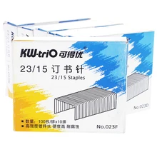 Сверхмощный Скобы 23/15 1000 Граф/коробка серебристого металла бронирование обязательного Скобы 120 Простыни Детские Офис Школьные принадлежности кВт- 023F 23/15